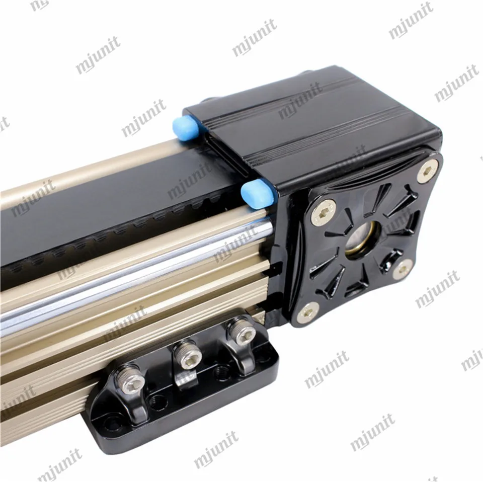 mjunit Exhibition Hall Linear LED Interactive Matrix 6 panel open close door synchronous belt module guide rail Multi screen up