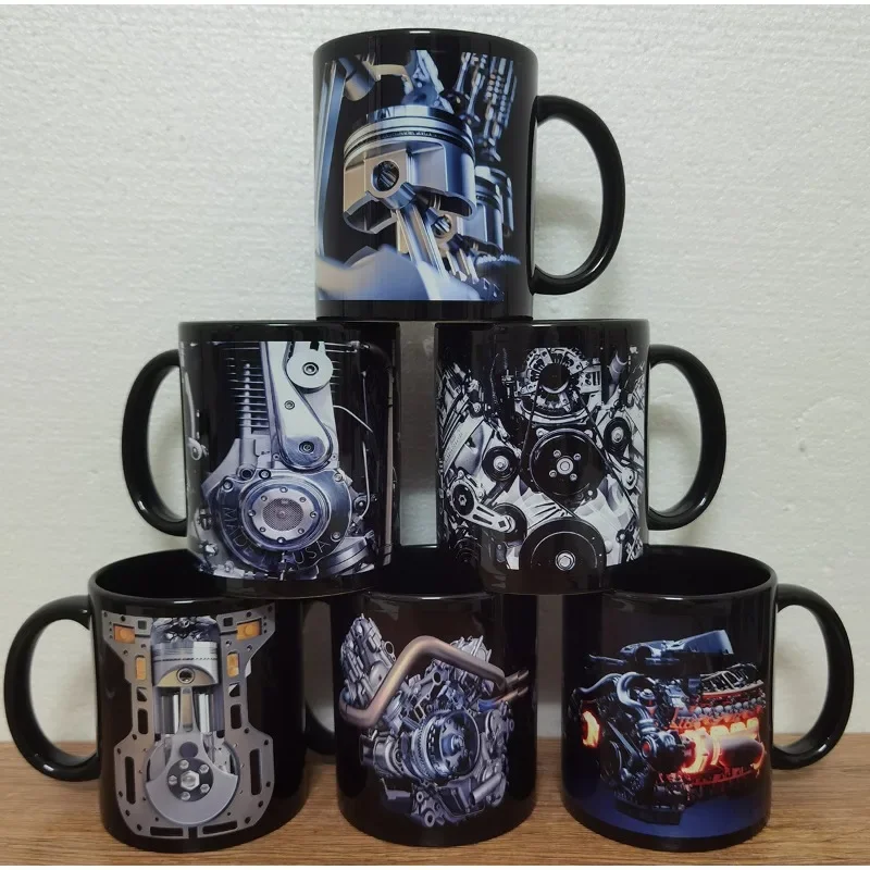 Tasse Céramique 'Vrais Mecs Roulent En 2-temps' - 330 Ml - Idée Cadeau Mobylettes, Motos - Pagma