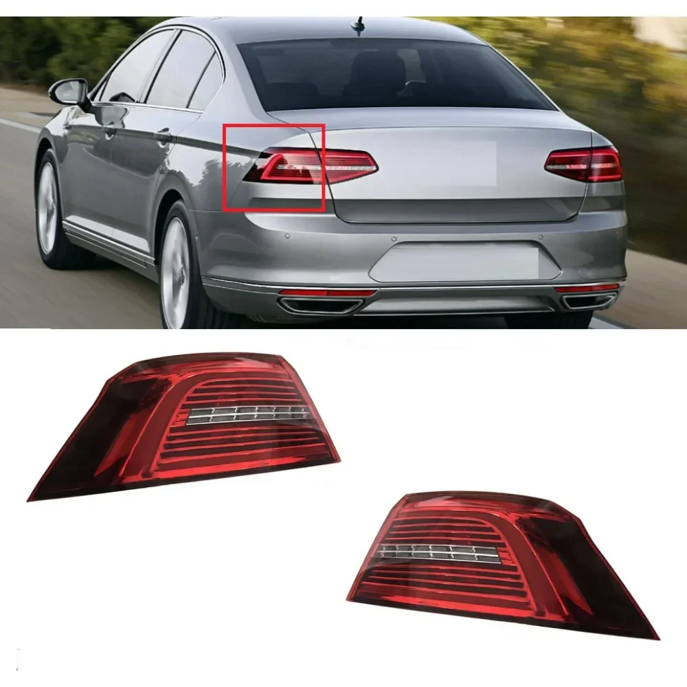 

Rear Stop Brake Tail Light Lamp for Volkswagen VW Passat B8 Magotan B8L 2016 2017 2018 2019