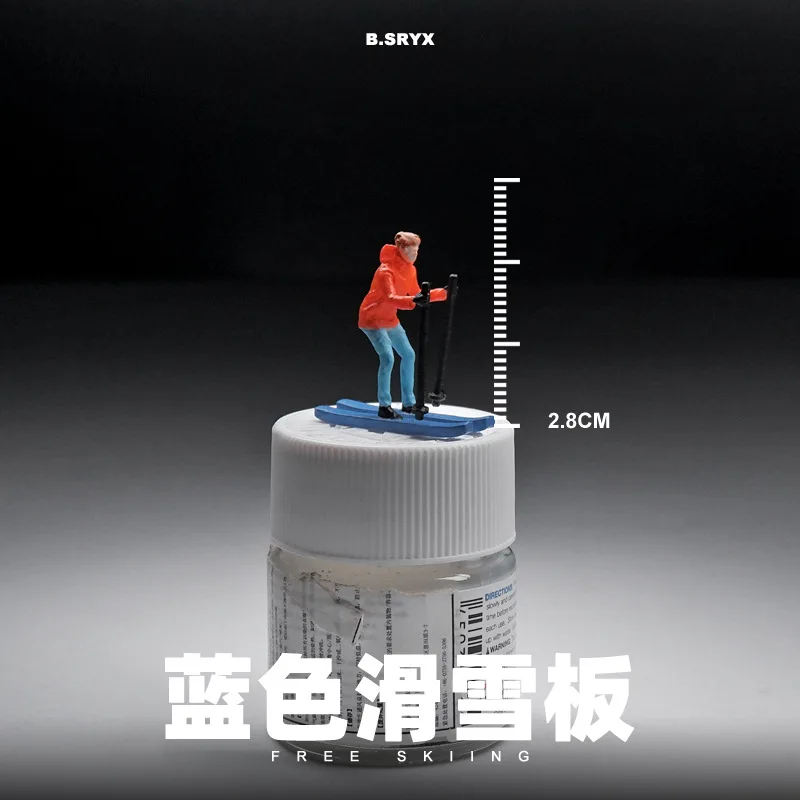 1/64 Ski Series Resin Figure Miniature Model Microfilm Photography