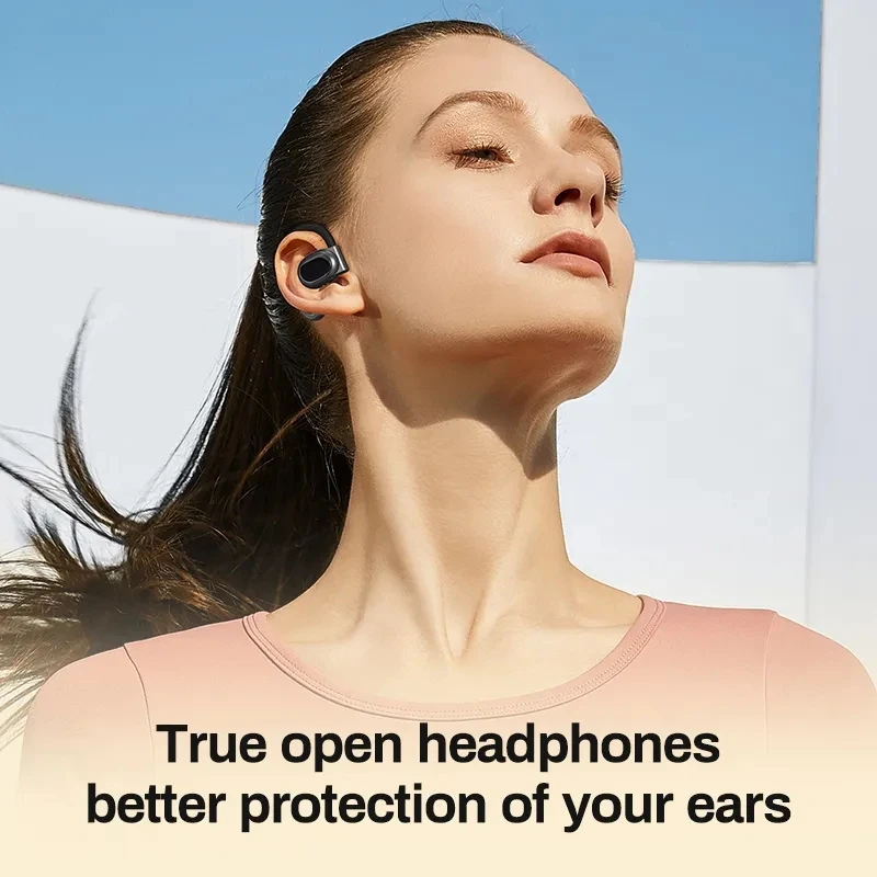 DACOM H11 Bluetooth Earphones Non in Ear True Wireless Dual Ear Hanging Open Microphone Noise Cancelling OWS with Hifi Sound