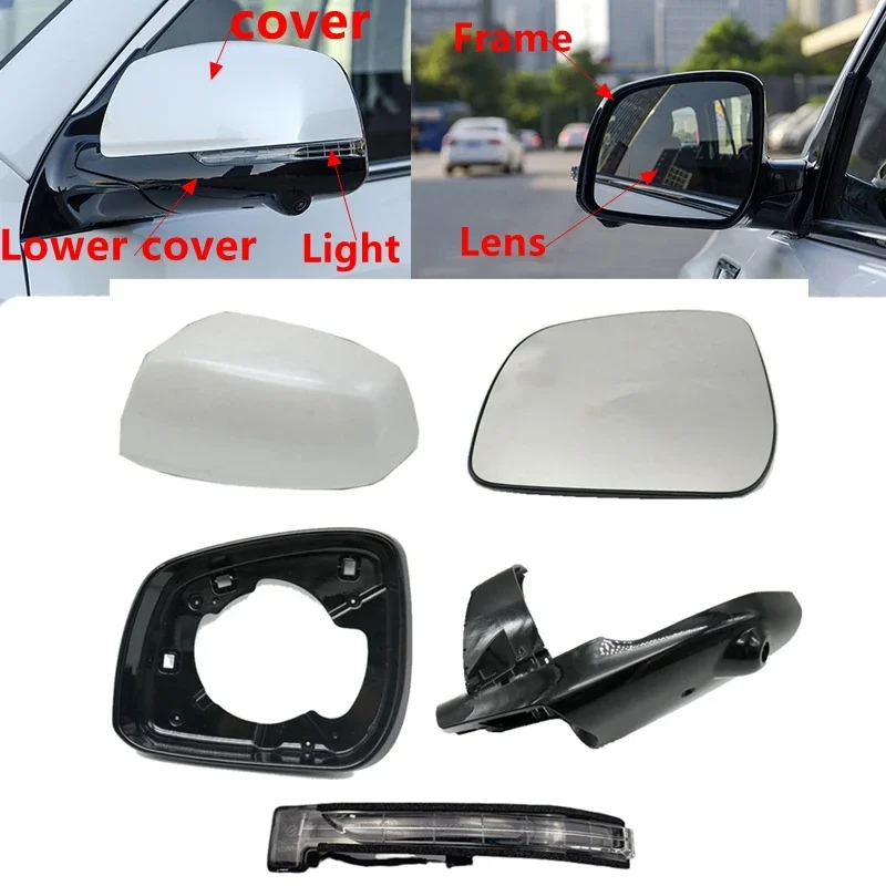 

For Great Wall Haval H9 2015 2016 2017 2018 2019 2020 Rearview Mirror Cover/Turn Signal Light/ Frame/Base Cover Lens Heated