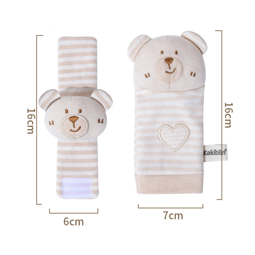 baby socks Foot Finder Rattle Sock Baby Toy Wrist Arm Hand Bracelet Rattle Feet Leg Ankle Socks for Newborn Infant Babies Boy Girl Bebe