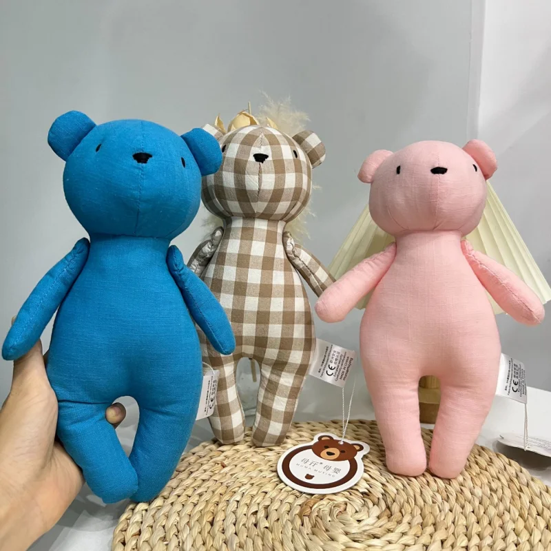 2025 New Baby Plush Toy Comforts Sleeping Cute Rabbit, Bear, Mouse Baby Girl Doll, Cloth Doll Doll 5