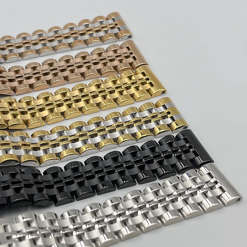 Premium Solid Stainless Steel Watch Strap Replacement Bracelet