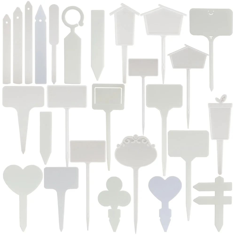 Lot De 100 Étiquettes En Plastique Pour Plantes, Jardin De Pépinière