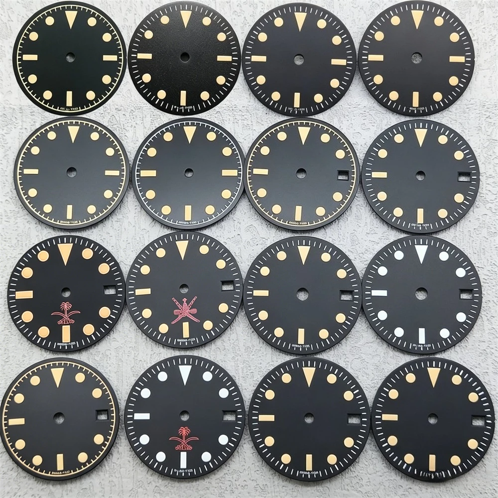 삼각대 HILEGU HL00300625 28.5mm 빈티지 다이얼 그린 루미너스 NH..