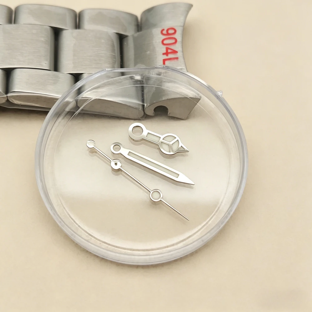 40mm 케이스 다이얼 핸드 세트 8215 2836 무브먼트 HILEGU HL00200858 케이스 다이빙 시계 액세서리 삼각대