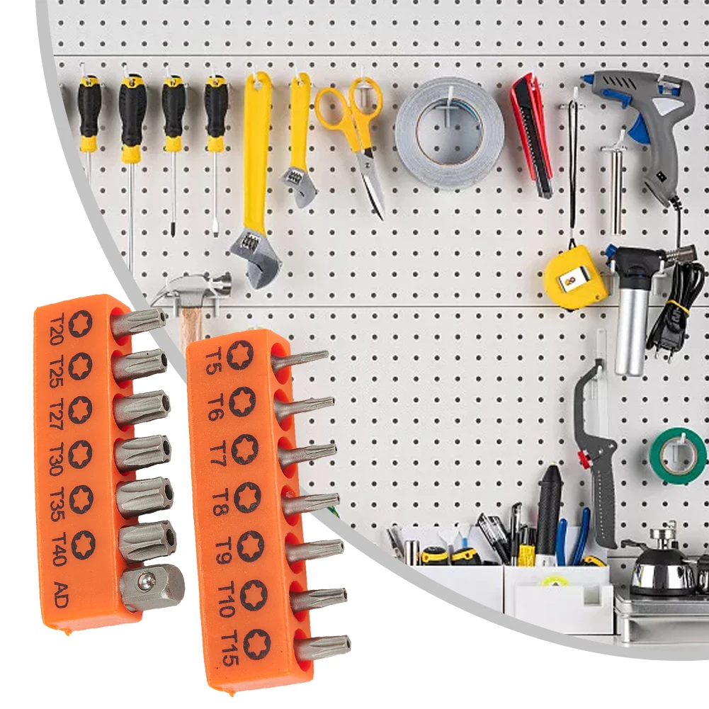 

Набор отверток Torx с отверстием, 14 шт., 25 мм, 6,35 мм, шестигранная ручка для перезаряжаемой отвертки