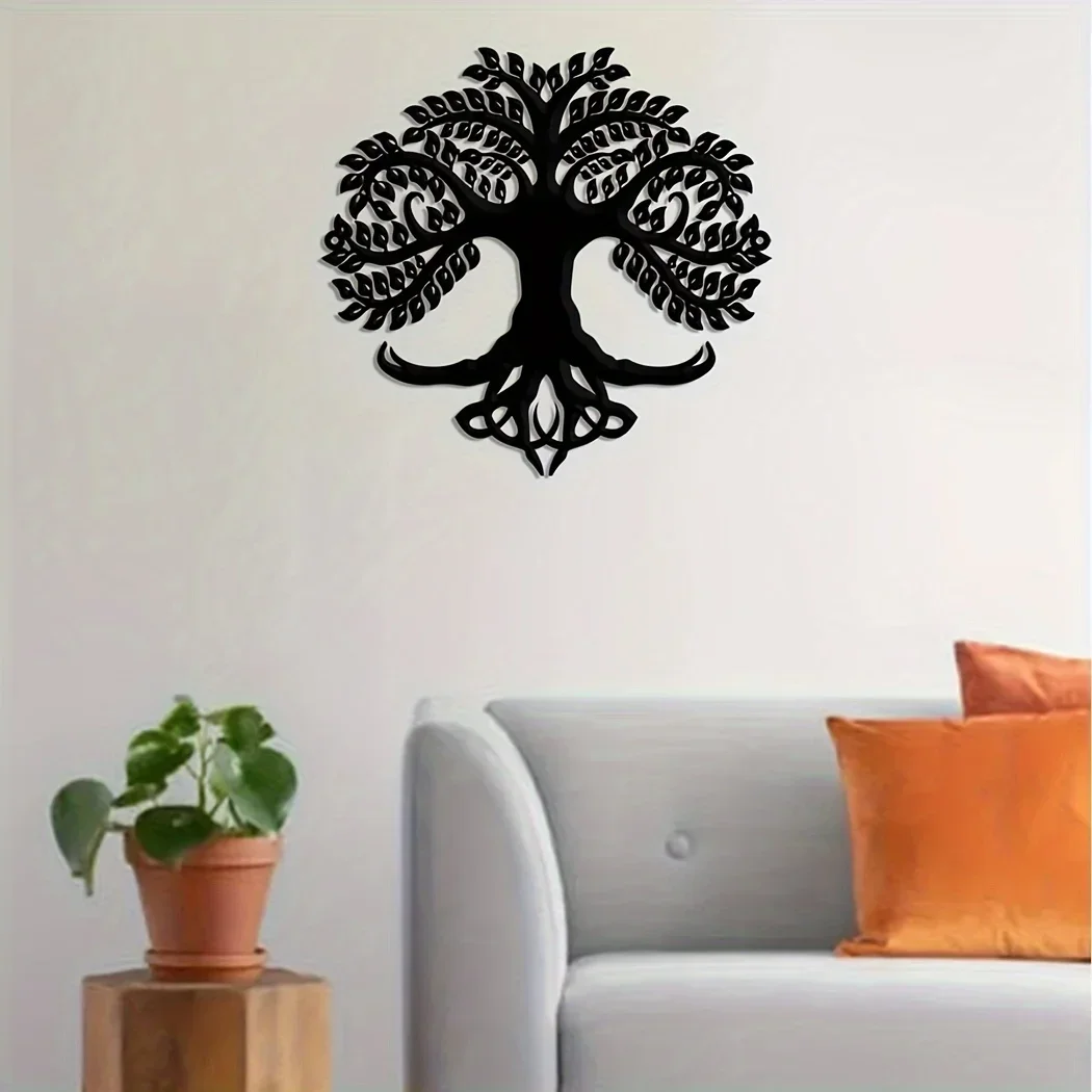 

Tree of Life Wall Mounted Art Metal Home Decor Sign Housewarming Gift Front Door Anniversary Gift Livingroom Decoration wall de