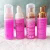 Custom Eyelash Extension Shampoo Pink Foam Kit 60ML Supply Cleanser For Makeup Remover Tools Glue Lash With Brush Women 2