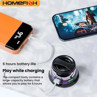 HOMEFISH G200 Portable Bluetooth Speaker G200 RGB Lighting Magnetic Speaker BT5.3 Mini Sound Box 7 Hours Playback Phone Holder - Image 3