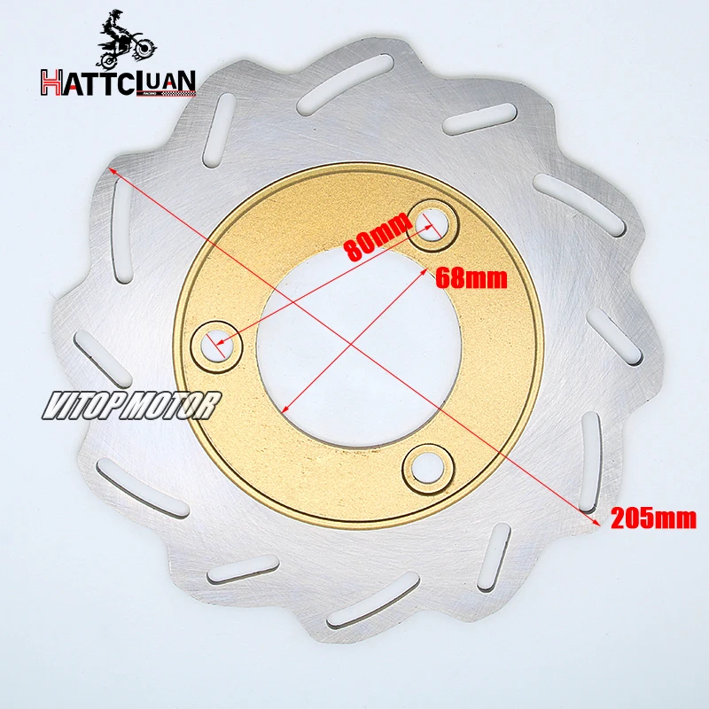 Fits for Sym Xs150t-5/5a Jp150 Motorcycle Front Brake Disc Rotor 205mm ...