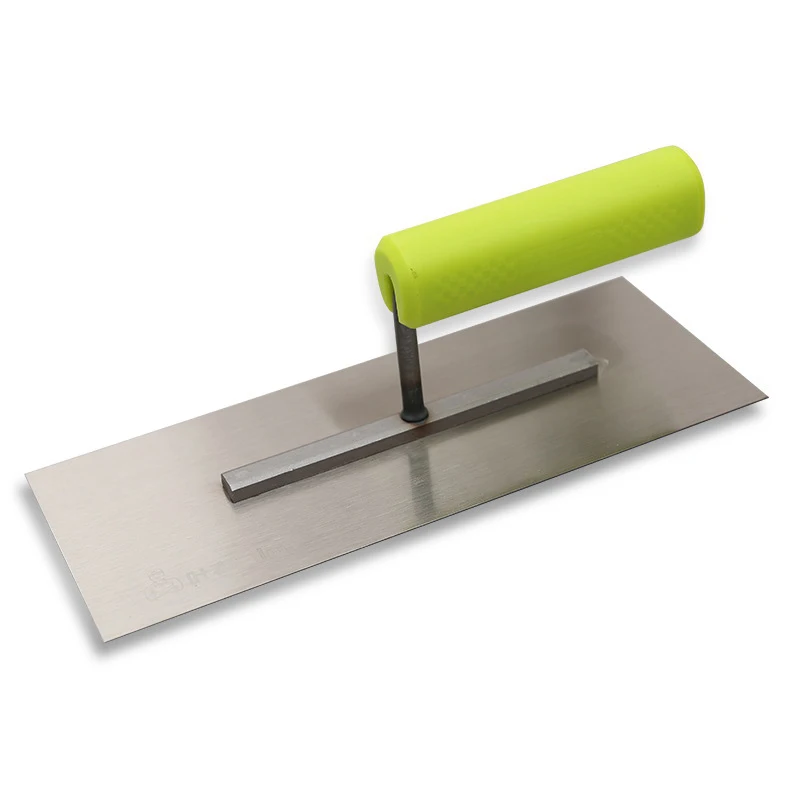 Silver SK5 Steel Plaster Trowel with Plastic Handle, 100x250MM, Finishing Trowel for Cement and Concrete