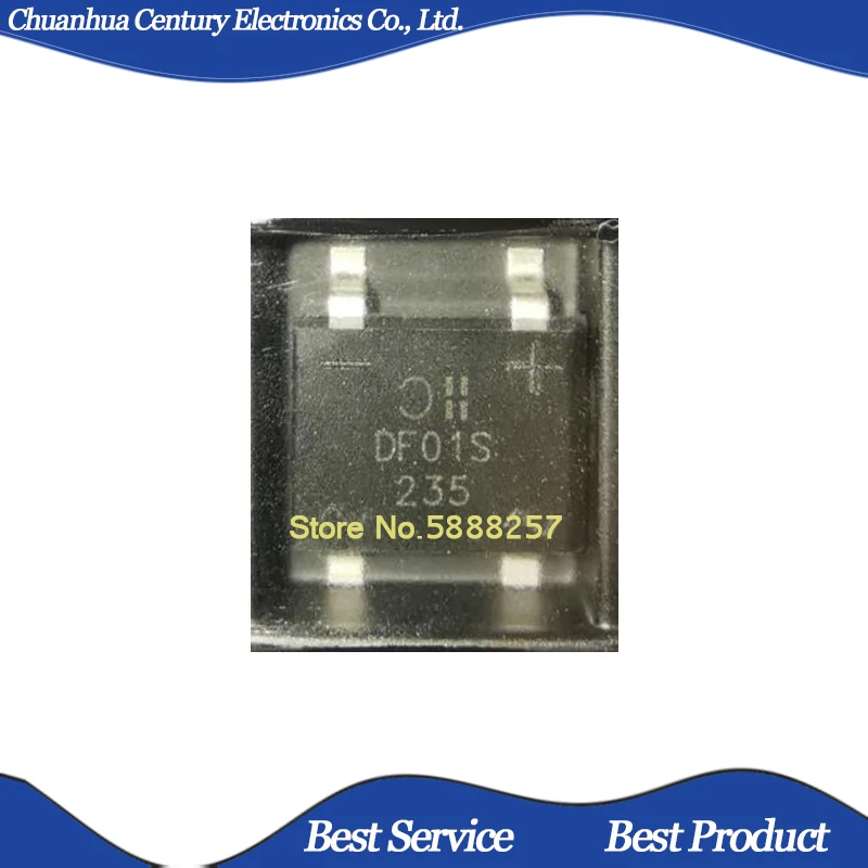 

50 шт./лот DF01S SOP SMD-4 100V 1.5A Новый и оригинальный в наличии