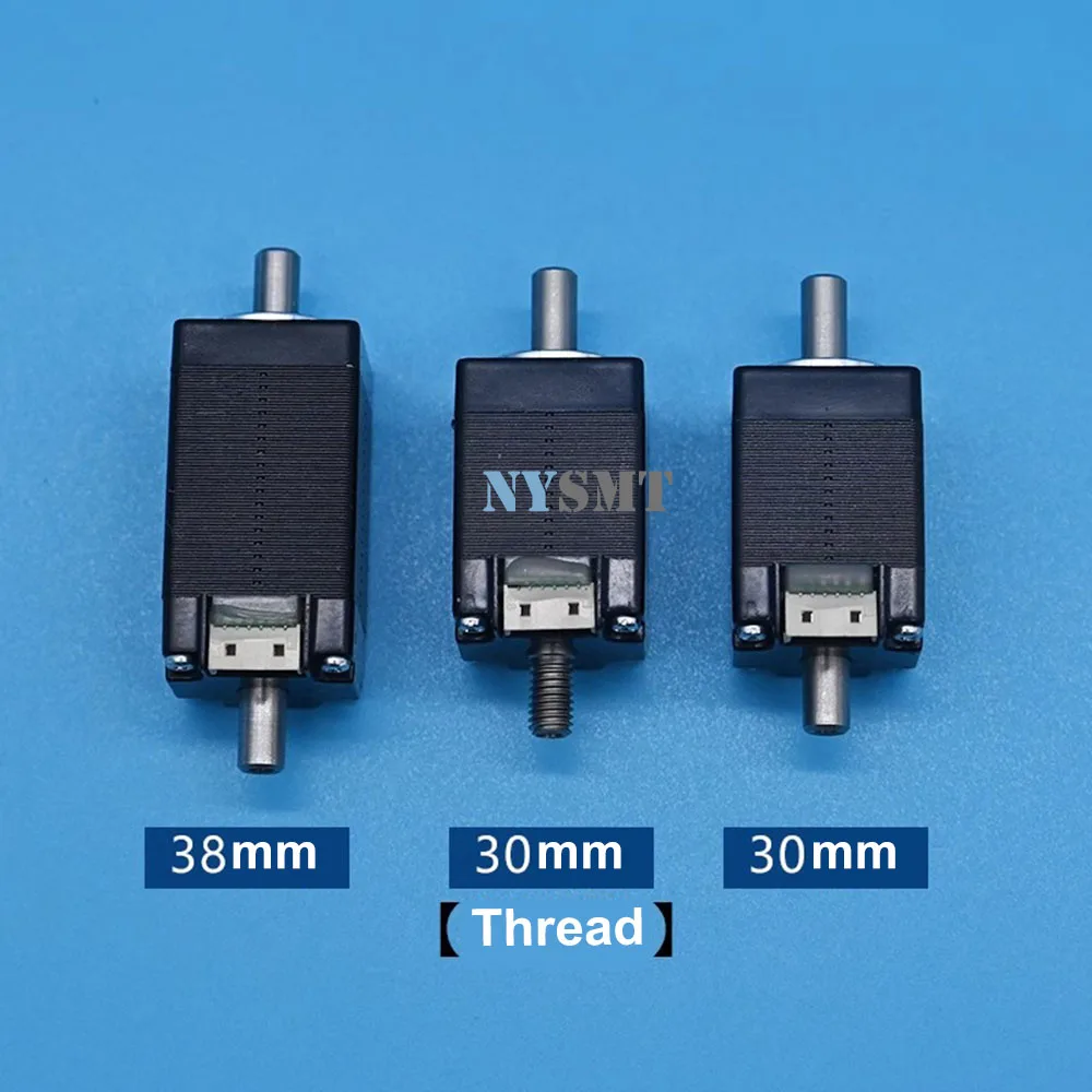 SMT Automation 20 Hohlschrittmotor, 30/38 mm Länge, Hohlwellen-Miniaturmotor mit Gewinde