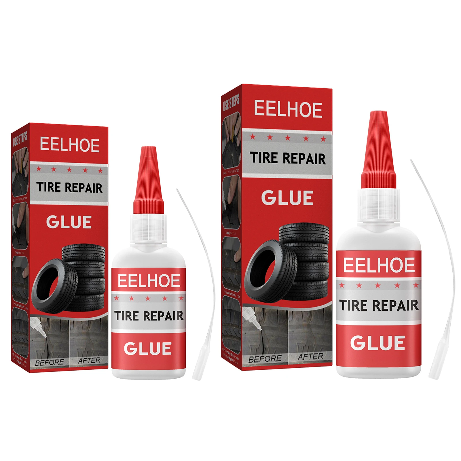 Vélo Cyclisme Patchs Glue Voiture Caoutchouc Réparation Pneu Colle Large  Application 30ml