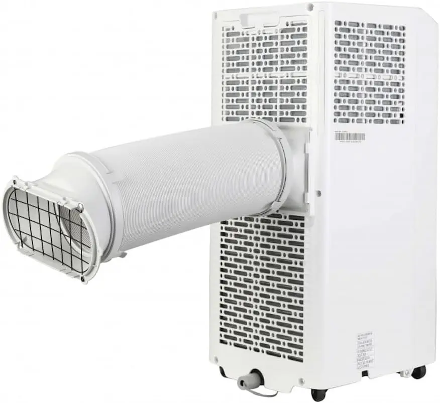 Portable Air Conditioner 5000-BTU DOE (115-Volt) White Vented, Remote control, Cools 150-sq ft, 24 Hour Timer, 3-modes (Cooling, 5