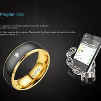 Multifunctional NFC Smart Ring Stainless Steel Magic Wear NFC Finger Ring Waterproof Wearable Connect for Android Phone Men - Image 4