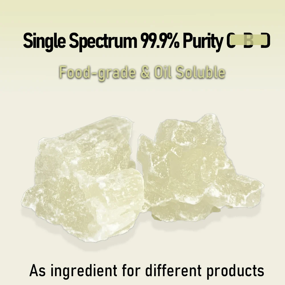 

Natural 1-5 g distillate pure essential Oil on crystal form with oil soluble can as raw material to DIY body and healthy items