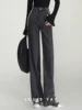 LOUIS YAO 2025 Spring Autumn Vintage Casual Straight leg Women's Pants Fashionable High Waist Style Pants Women's Jeans 1