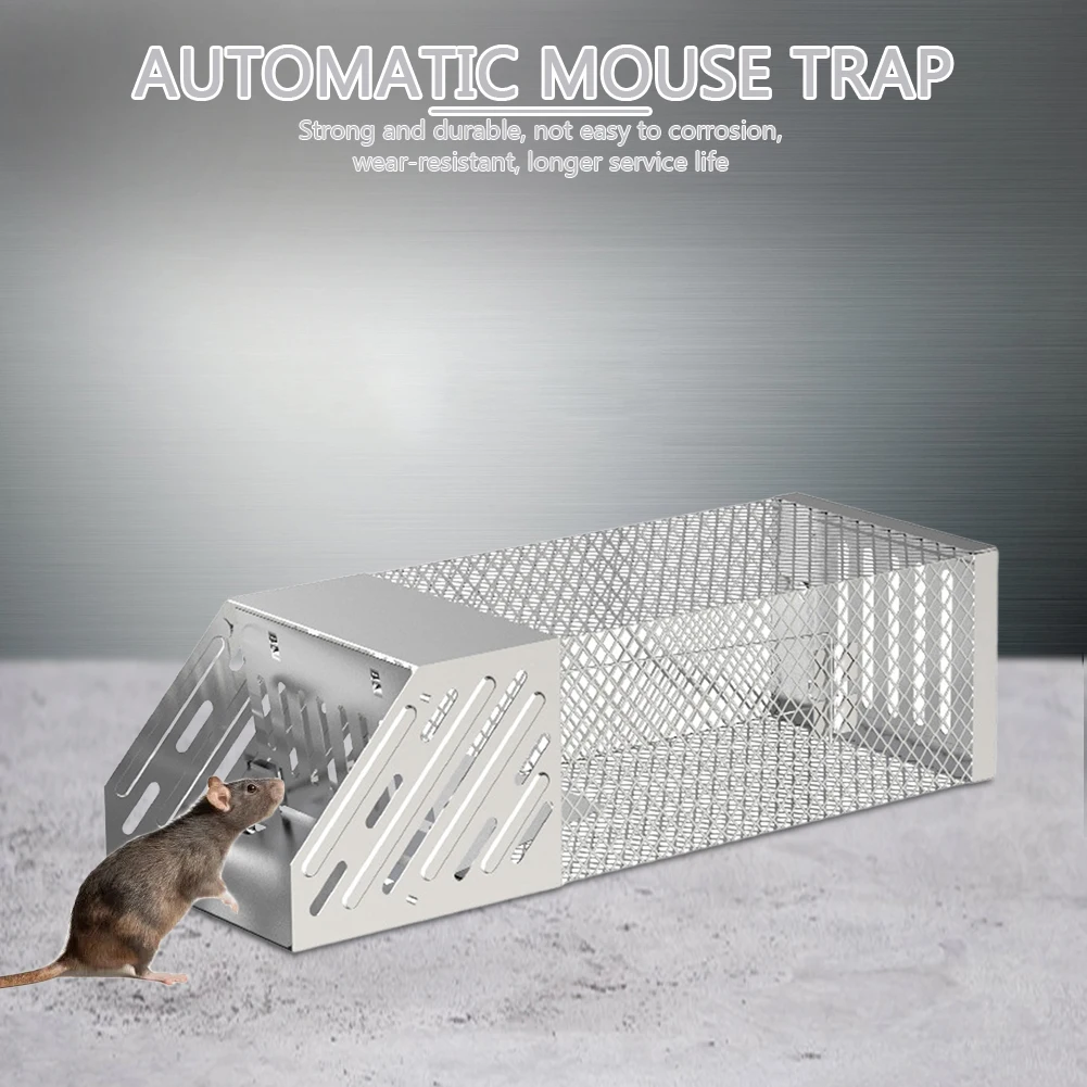 USA Mouse Trap Rat Trap Rodent Trap Live Catch Cage, Easy to Set Up and  Reuse