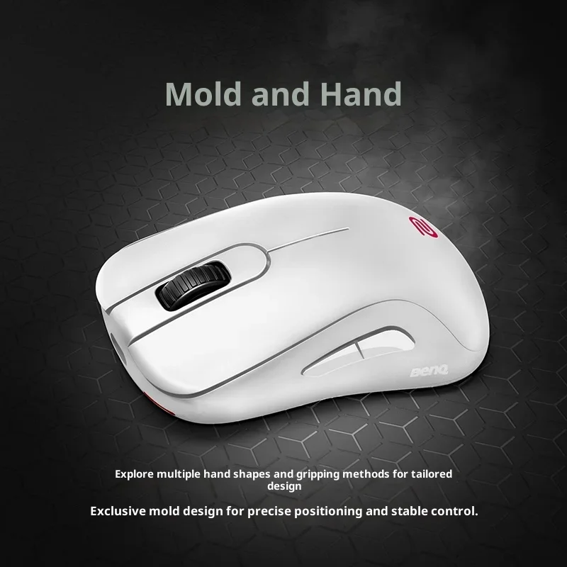 ZOWIE GEAR U2/EC/S/FK/ZA-DW 화이트 마우스 듀얼 모드 무선 마우스 Paw3950 4000Hz 폴링 레이트 게이밍 마우스 PC 액세서리