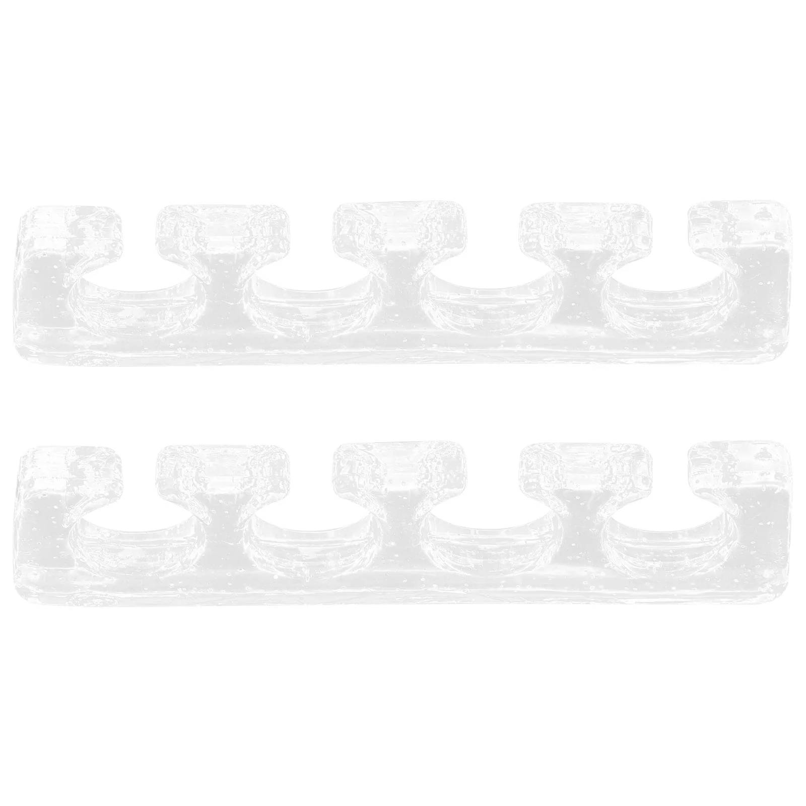 2 Pcs Outdoor Brackets Manicure Finger Splitter Feet Toe Separator Nail Dividers Scraper Transparent Women Separators Baby