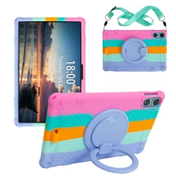 Portable 360° Rotating Shockproof Silicone Cover with Kickstand & Free Shoulder Strap for Oscal Pad 100 (XCPK)