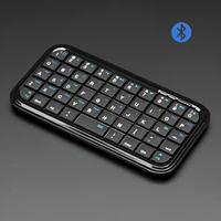 Portable Mini Rechargeable Bluetooth 3.0 Keyboard Slim Type-C Charging Wireless Pocket Keypad 49 Keys for Tablets Smartphones
