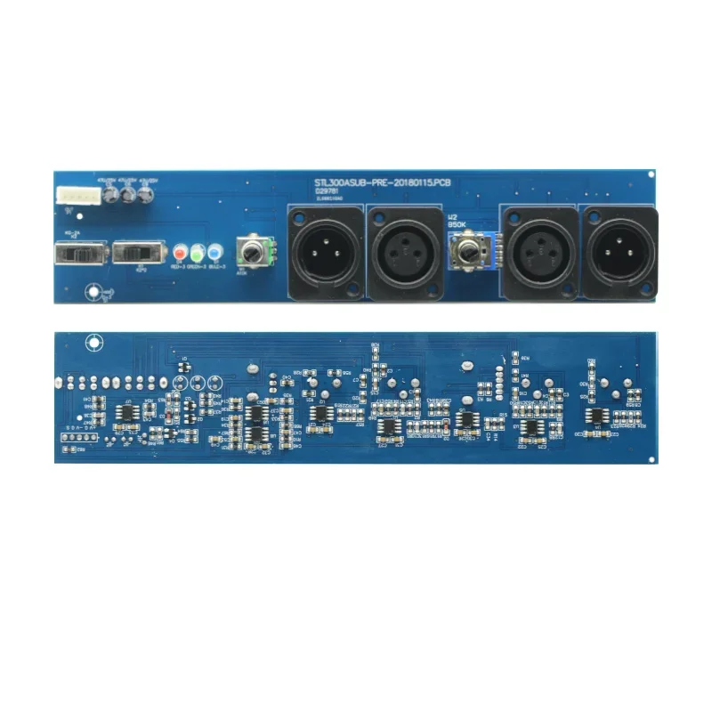 Amplifier Preamp Board Preamplifier Frequency Phase Adjustable With Satellite Speaker Output DIY Power Amp 1PCS