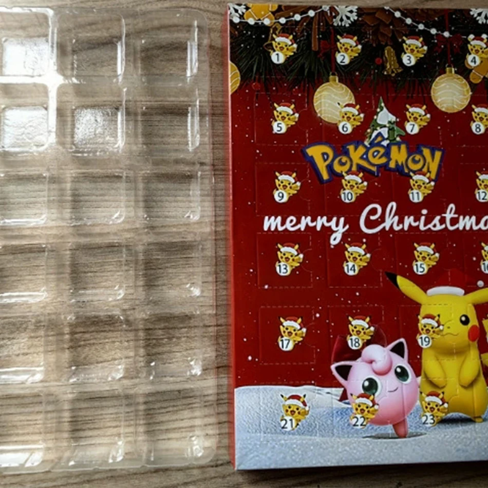 Calendrier De L'Avent Pokémon Go - 24 Figurines Pikachu Et Autres Aléatoires - Neuf