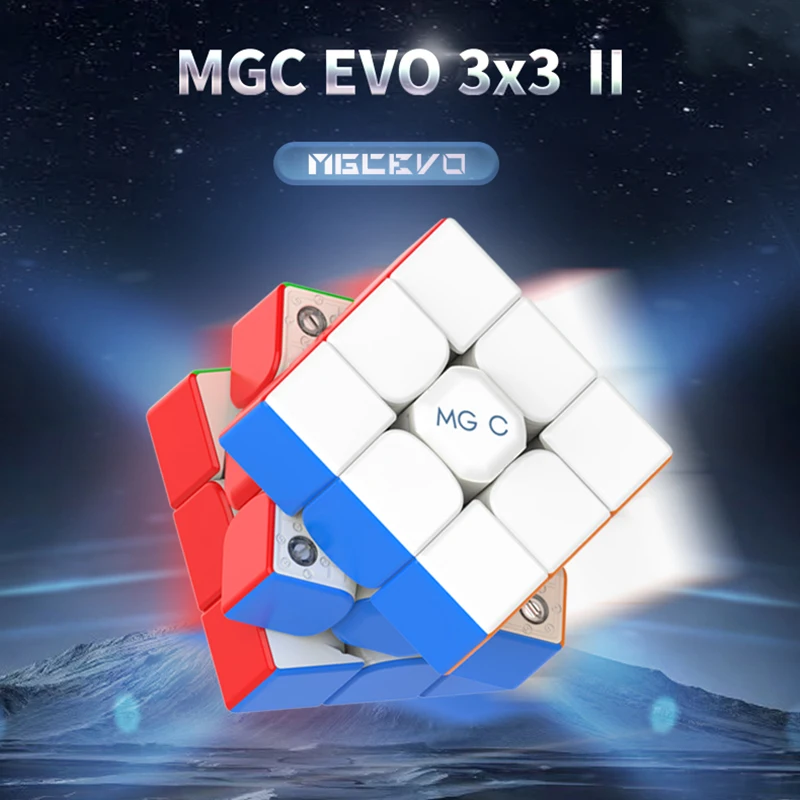 

YJ MGC EVO V2 3x3x3 Магнитный магический скоростной куб профессиональный Yongjun MGC EVO II магнитный кубик игрушки для обучения