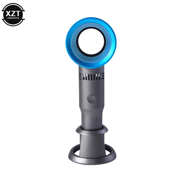 Portable Handheld Fan Mini USB Bladeless Fan Rechargeable Desktop Fan with Three Wind Speeds 6
