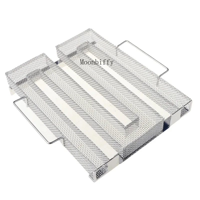 Cold Smoke Generator for Bbq Grill Wood Dust Hot and Cold Smoking Salmon Meat Burn Cooking Stainless Bbq Tools Smoker Accessory
