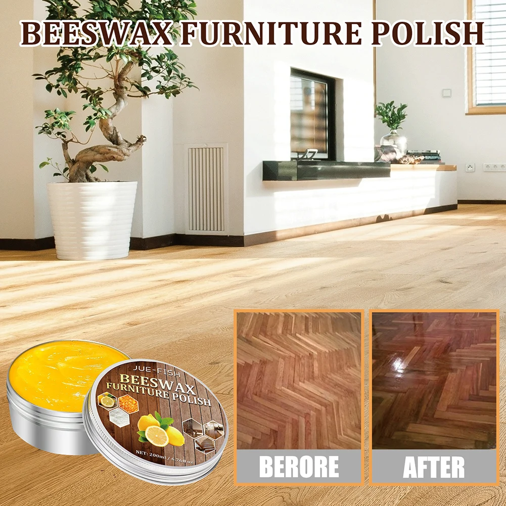 Wood Wax Furniture Polishing Wax Natural Furniture Repair Agent Waterproof Wood Door Maintenance Wax Home Use