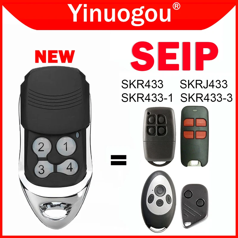 

SEIP SKRJ433 SKR433-1 SKR433-3 Remote Control Duplicator 433.92mhz Rolling Code Replacement Garage Door Control Gate Opener Key