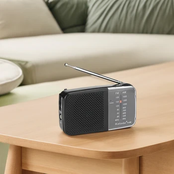 1-5Pcs Portable Low Power Radio Built-In Speaker Player Emergency Weather Broadcast Mini Mono Radio AM FM Radio For Elderly Gift 5