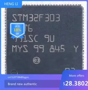 

100% NEW Free shipping STM32F303VCT6 STM32F303VCT7 STM32F303VCT6TR ARM QFP100 M4