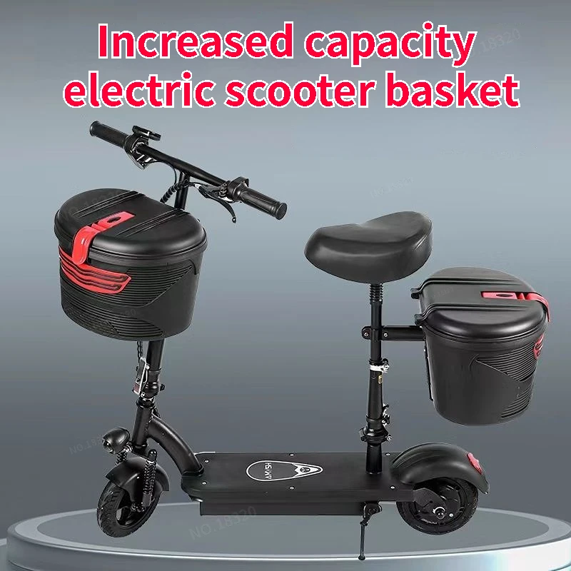 

Universal trunk basket electric bicycle basket anti-theft belt lock head helmet basket thickened waterproof basket motor box