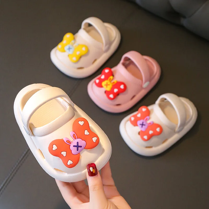 

Children's Slippers Summer Girls Cute Soft Sole Non Slip Children Slippers Baby Boy Sandals Hole Shoes Kids Shoes