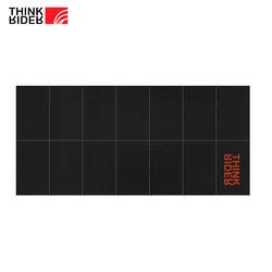 Enhanced Training and Exercise Mat for Indoor Bikes and Yoga (Black)