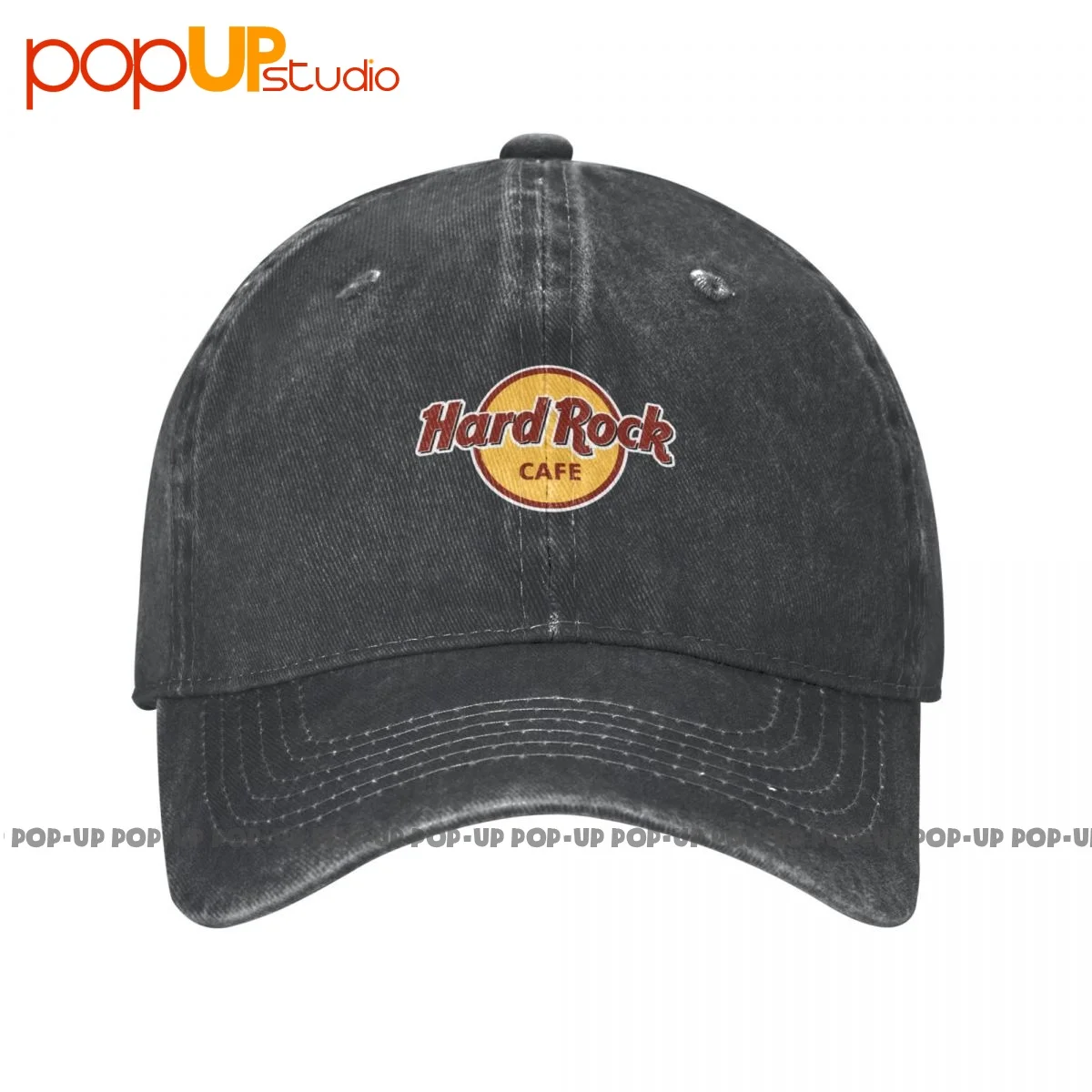 Hard Cafe Rock Washed Denim Berretto Da Baseball Trucker Cappelli Stile Regolabile