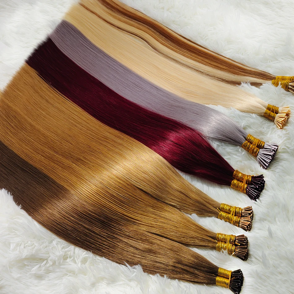 I Tips Virgin Hair Extensions 613 For Black Women Bulk Hair I Tip Natural Extensions Remy Straight Natural Fusion