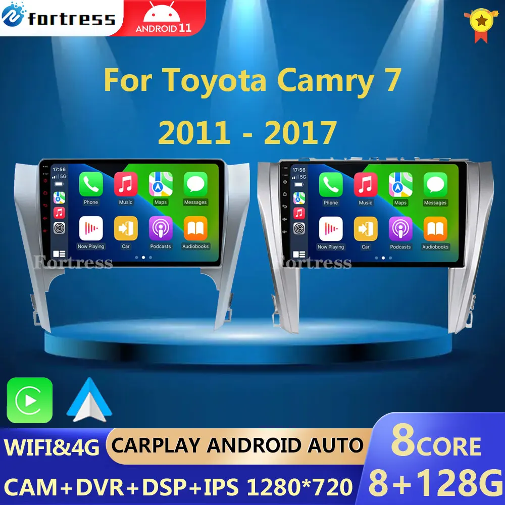 

Автомагнитола 2DIN на Android 12 для Toyota Camry 8 50 55 2012-2017, мультимедийные плееры, стереосистемы, GPS-навигация