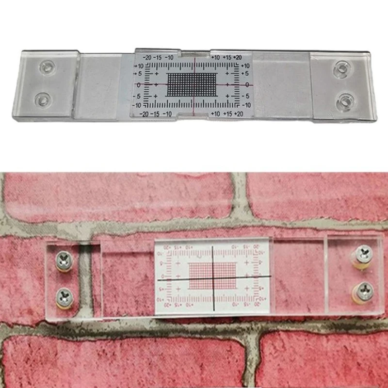 

Plastic Crack Monitor Linestorm Corner Tell Tale Crack Monitor Measurement Grid For Walls Crack Width Monitoring Instrument Part