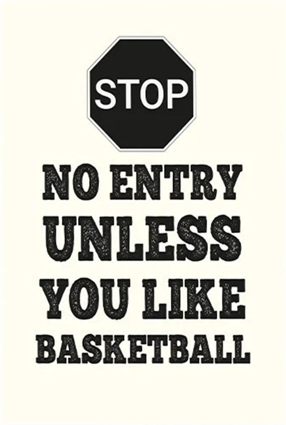 Basketball-Themed Retro Decor with Inspirational Quotes for Home and Sports Fields