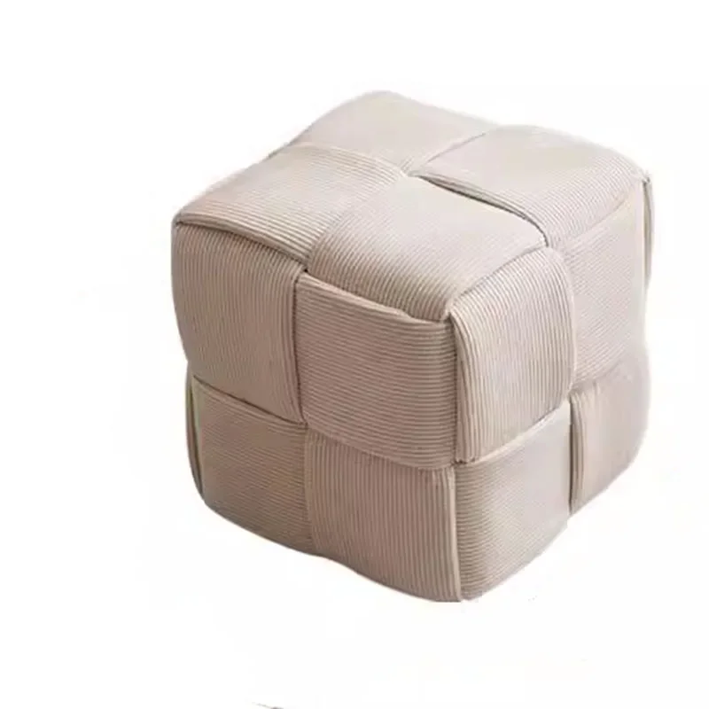 

Маленький стул для гостиной, современная спальня, маленькая табуретка, стул для туалетного столика, деревянный куб, мебель для спальни, Скандинавская мебель