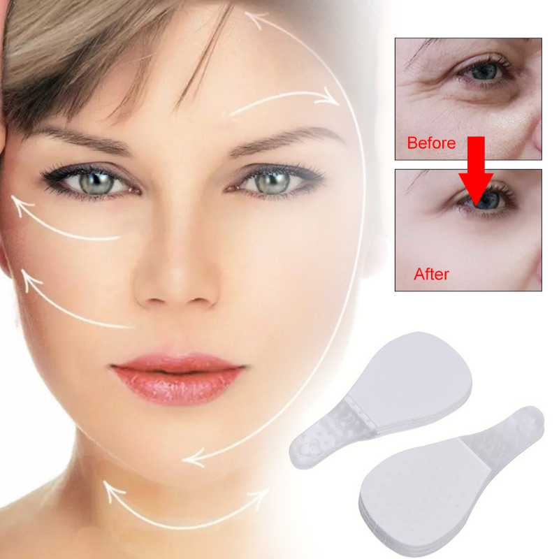 Facelift tape invisible V-shaped sticker for lifting, contouring, and tightening facial skin