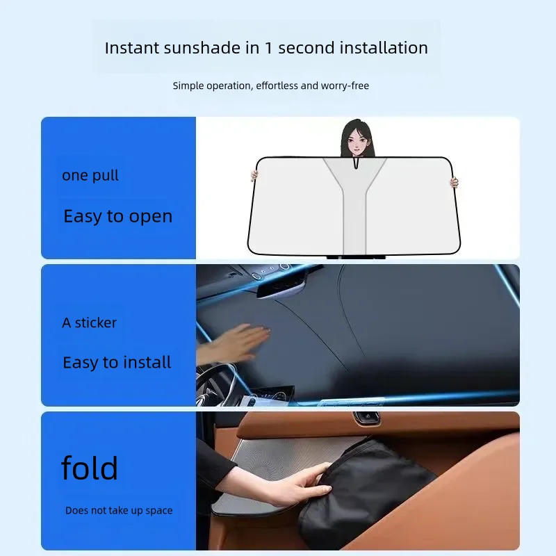 Car Windshield SunShade For Avatr Avita 07 11 12 Sun Visor UV Protection Car Accessories